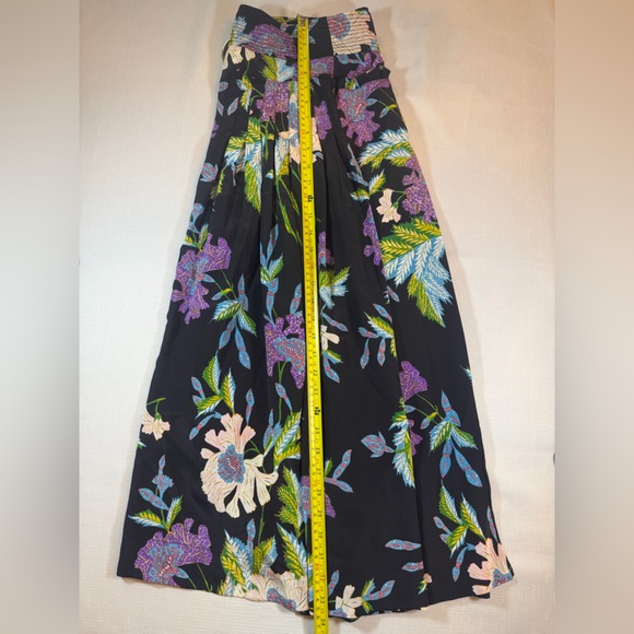 DIANE VON FURSTENBERG WOMEN'S LONG PRINTED WRAP SKIRT SIZE 0 - Picture 10 of 10